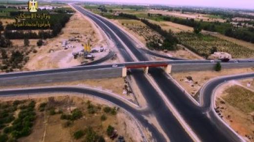 بدء التشغيل التجريبي لمحور 30 يونيو الرابط بن إقليم الدلتا وإقليم قناة السويس