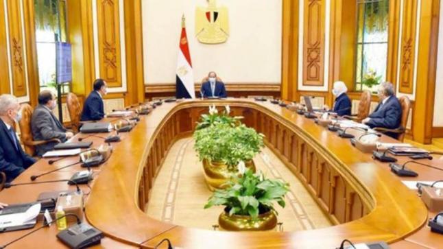 اجتماع السيسي لمراقبة تطور مشروع الاكفاء الذاتي من مشتقات البلازما