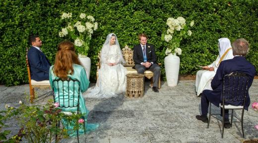 عقد قران أخت ملك الأردن على صحفي بريطاني بدون مراسم ملكية