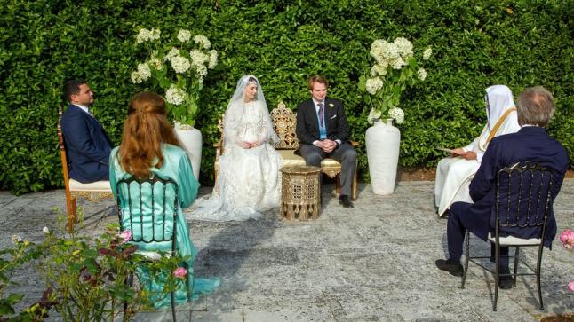 عقد قران أخت ملك الأردن على صحفي بريطاني بدون مراسم ملكية