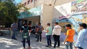 تفتيش طلاب الثانوية العامة ثلاث مرات في لجنة الإمتحانات