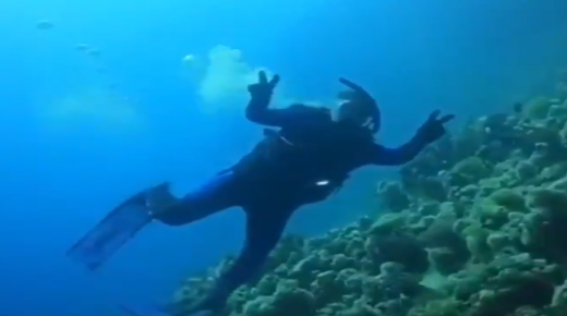 غواص سعودي يلتقط مناظر خلابة للشعاب المرجانية بمشروع “أمالا”