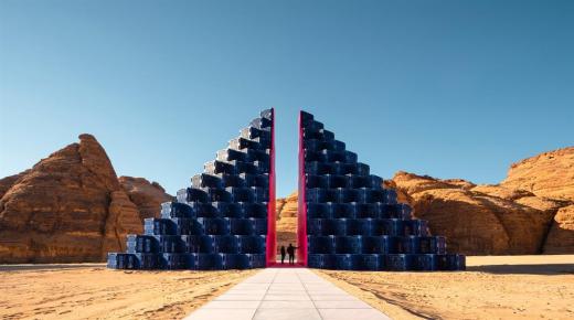 6 أعمال إبداعية بصحراء العلا مستوحاة من تراث وطبيعة المنطقة