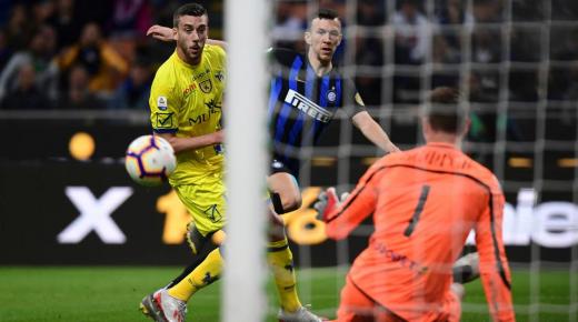 الانترميلان يعزز من فرص مشاركته في النسخة الجديدة من دوري أبطال أوروبا