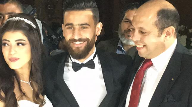 بالصور.. نجوم كرة القدم يشعلون فرح باسم مرسي