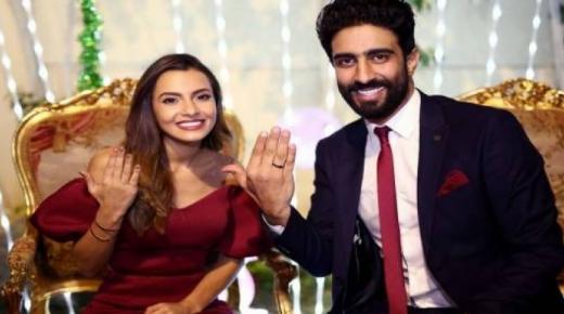 كارمن سليمان تستقبل حفل خطوبتها بشكل يثير الدهشة