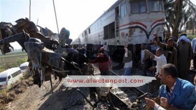وفاة 5 أشخاص وإصابة 27 في حادث قطار العياط أمس